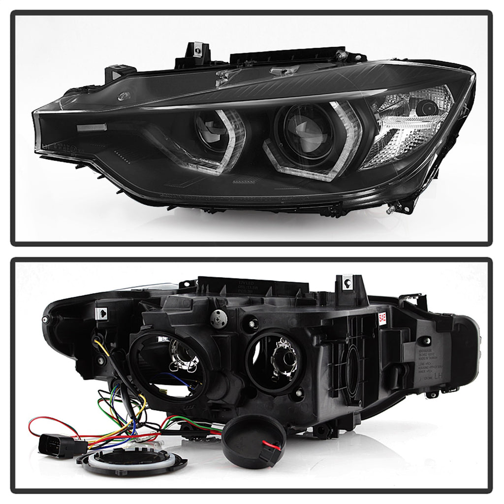 Spyder Auto 5084347 DRL LED Projector Headlights for Select BMW 320i, BMW 320i xDrive, BMW 328d, BMW 328d xDrive, BMW 328i, BMW 328i xDrive, BMW 335i, BMW 335i xDrive