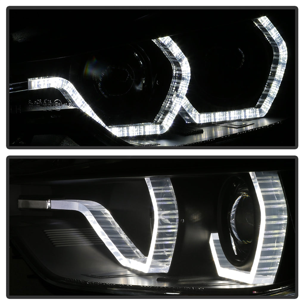 Spyder Auto 5084347 DRL LED Projector Headlights for Select BMW 320i, BMW 320i xDrive, BMW 328d, BMW 328d xDrive, BMW 328i, BMW 328i xDrive, BMW 335i, BMW 335i xDrive