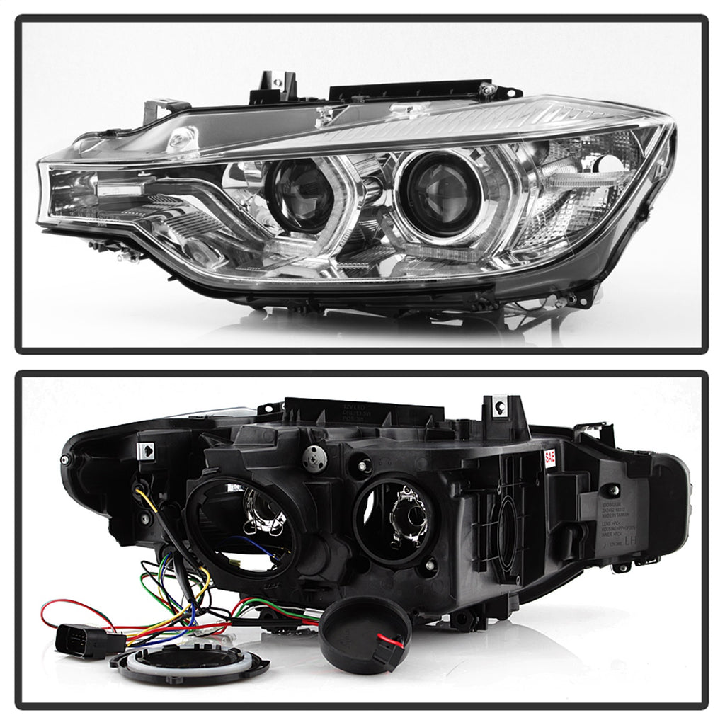 Spyder Auto 5084354 DRL LED Projector Headlights for Select BMW 320i, BMW 320i xDrive, BMW 328d, BMW 328d xDrive, BMW 328i, BMW 328i xDrive, BMW 335i, BMW 335i xDrive