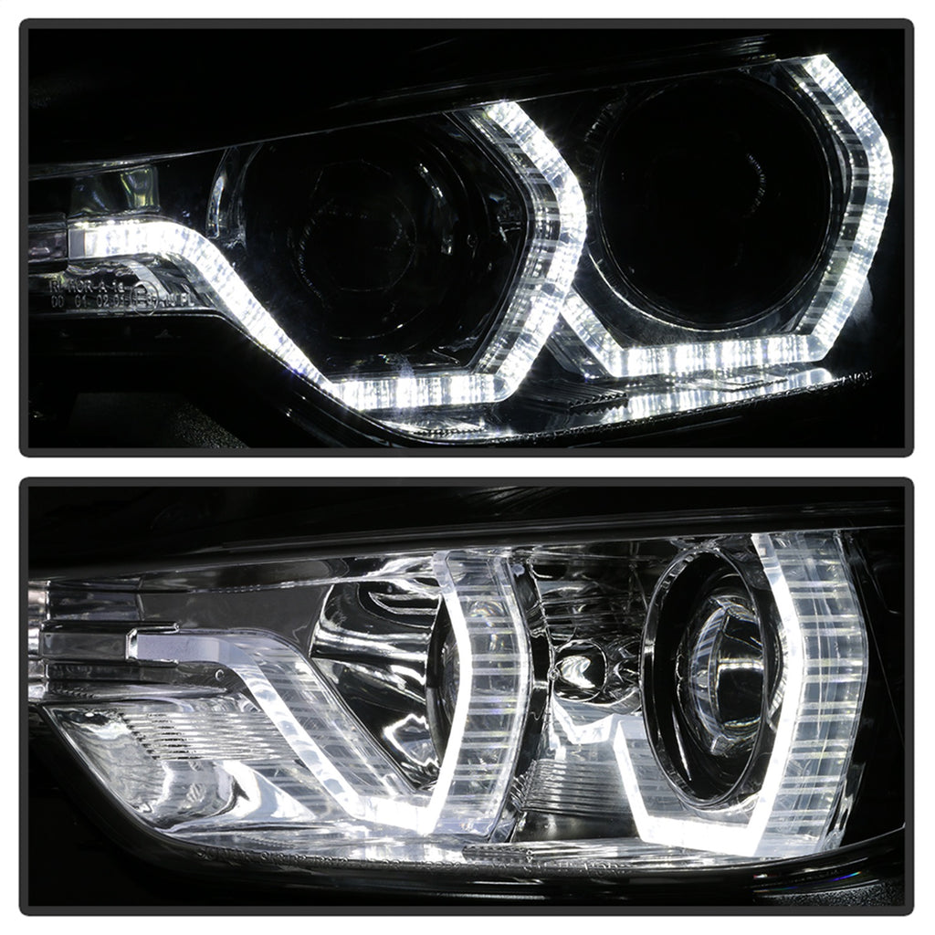 Spyder Auto 5084354 DRL LED Projector Headlights for Select BMW 320i, BMW 320i xDrive, BMW 328d, BMW 328d xDrive, BMW 328i, BMW 328i xDrive, BMW 335i, BMW 335i xDrive