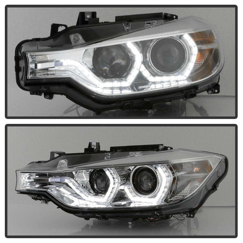 Spyder Auto 5084354 DRL LED Projector Headlights for Select BMW 320i, BMW 320i xDrive, BMW 328d, BMW 328d xDrive, BMW 328i, BMW 328i xDrive, BMW 335i, BMW 335i xDrive