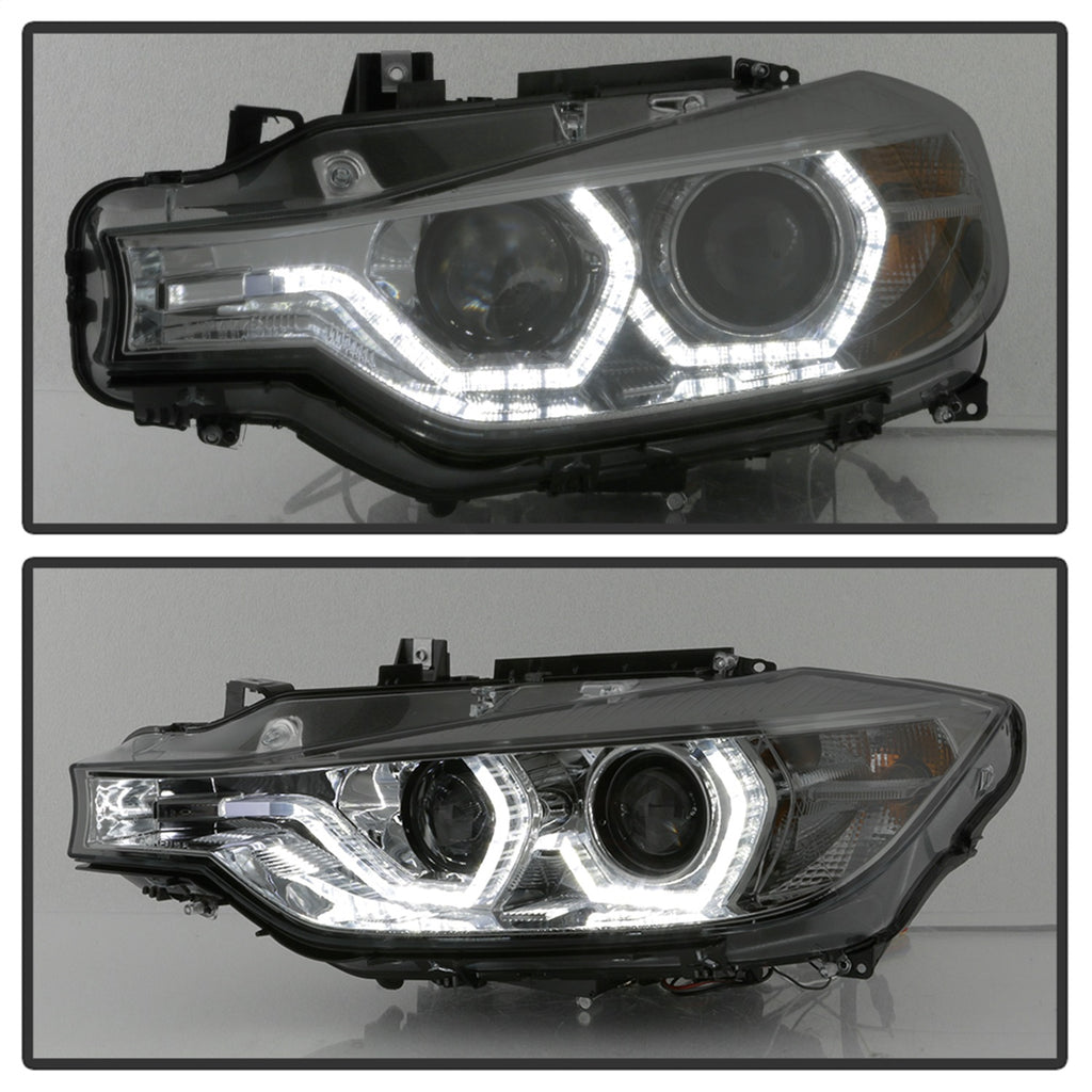 Spyder Auto 5084361 DRL LED Projector Headlights for Select BMW 320i, BMW 320i xDrive, BMW 328d, BMW 328d xDrive, BMW 328i, BMW 328i xDrive, BMW 335i, BMW 335i xDrive