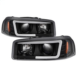 Gmc-Sierra-150025003500-99-06-V2-Projector-Headlights---Drl---Black-Pro-Yd-Cde00v2-Lb-Bk
