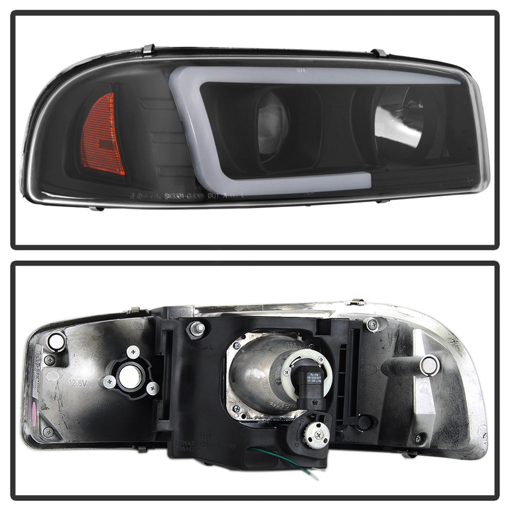Spyder Auto 5084521 Projector Headlights for Select GMC Sierra 1500, GMC Sierra Classic, GMC Sierra HD, GMC Sierra 2500, GMC Sierra HD, GMC Sierra 3500, GMC Yukon, GMC Yukon XL 1500, GMC Yukon XL
