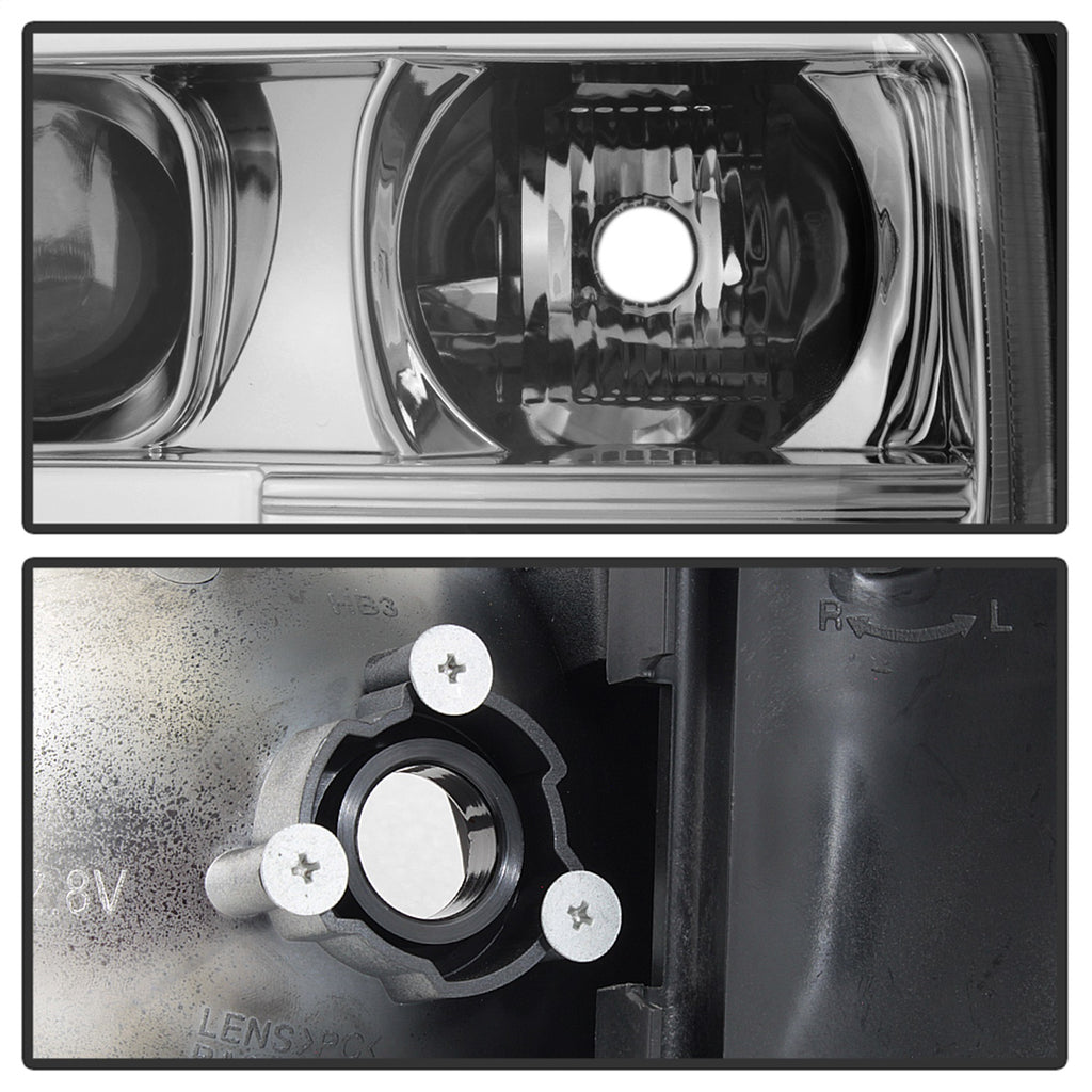 Spyder Auto 5084620 Projector Headlights for Select GMC Sierra 1500, GMC Sierra Classic, GMC Sierra HD, GMC Sierra 2500, GMC Sierra HD, GMC Sierra 3500, GMC Yukon, GMC Yukon XL 1500, GMC Yukon XL
