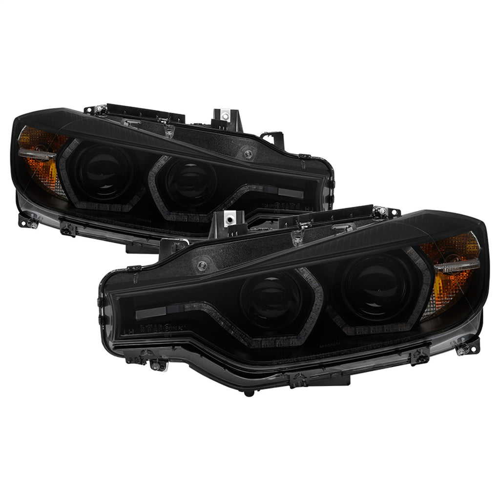 Spyder Auto 5085047 DRL LED Projector Headlights for Select BMW 320i, BMW 320i xDrive, BMW 328d, BMW 328d xDrive, BMW 328i, BMW 328i xDrive, BMW 335i, BMW 335i xDrive