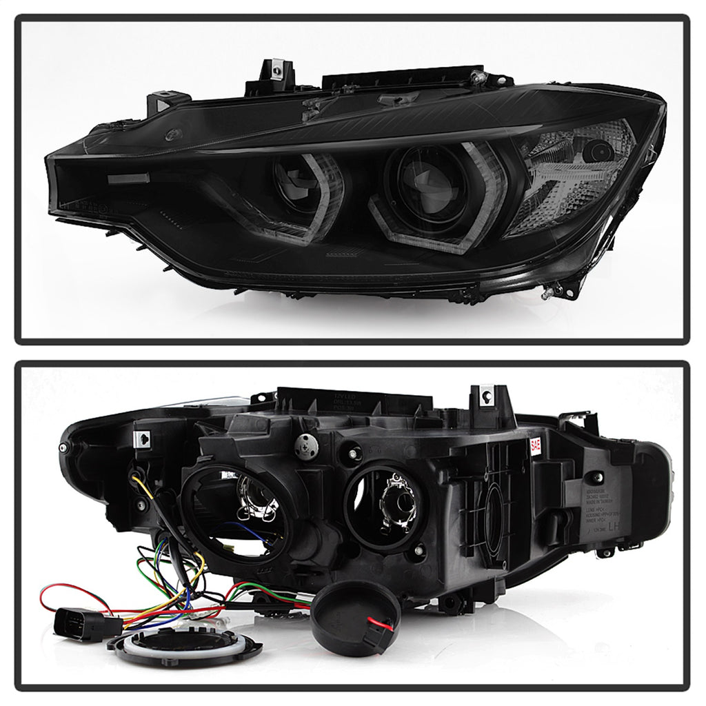 Spyder Auto 5085047 DRL LED Projector Headlights for Select BMW 320i, BMW 320i xDrive, BMW 328d, BMW 328d xDrive, BMW 328i, BMW 328i xDrive, BMW 335i, BMW 335i xDrive