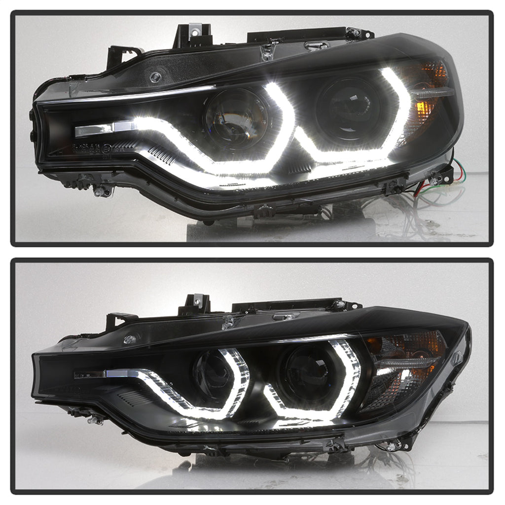 Spyder Auto 5085047 DRL LED Projector Headlights for Select BMW 320i, BMW 320i xDrive, BMW 328d, BMW 328d xDrive, BMW 328i, BMW 328i xDrive, BMW 335i, BMW 335i xDrive