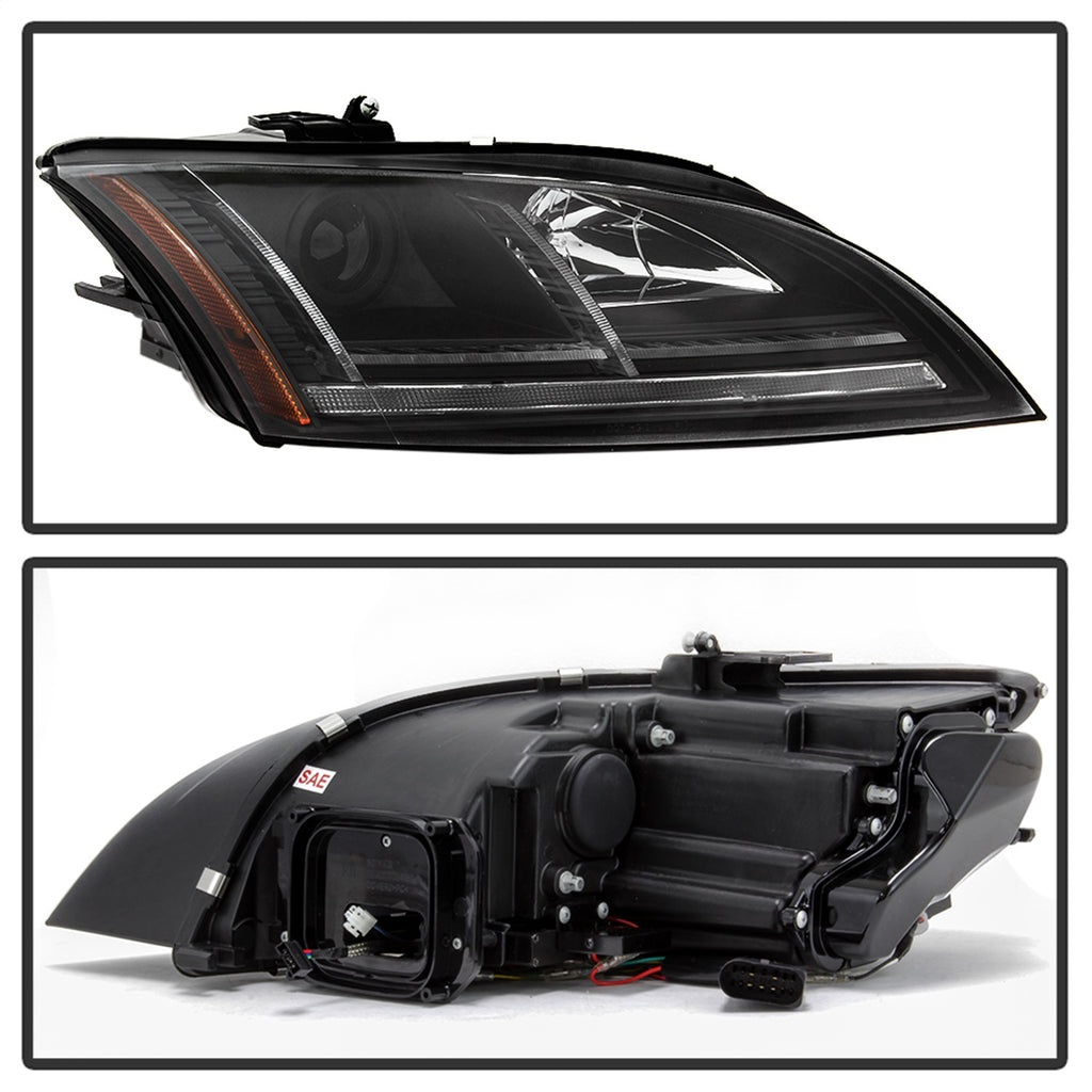 Spyder Auto 5085542 Projector Headlights for Select Audi TT, Audi TT Quattro, Audi TT RS Quattro, Audi TTS Quattro