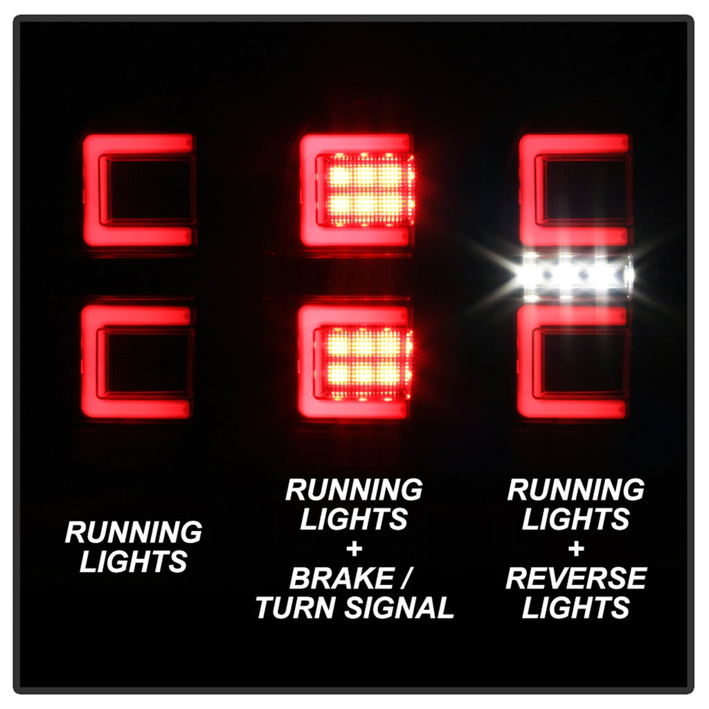 Spyder Auto 5085733 LED Tail Lights for Select Toyota Tacoma