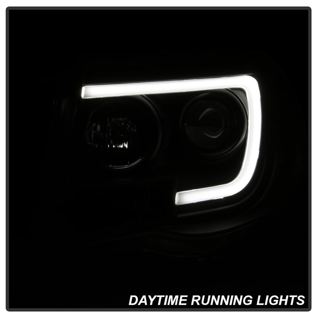 Spyder Auto 5085771 Light Bar DRL Projector Headlights for Select Toyota Tacoma