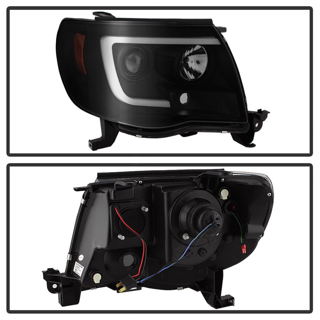 Spyder Auto 5085771 Light Bar DRL Projector Headlights for Select Toyota Tacoma