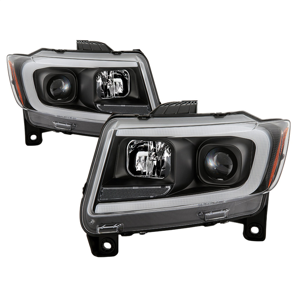 Spyder Auto 5085795 Light Bar Projector Headlights for Select Jeep Grand Cherokee