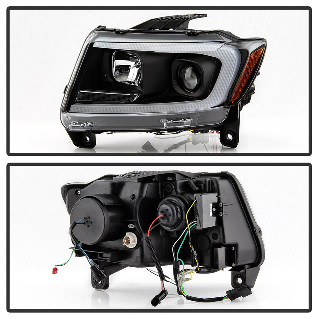 Spyder Auto 5085795 Light Bar Projector Headlights for Select Jeep Grand Cherokee