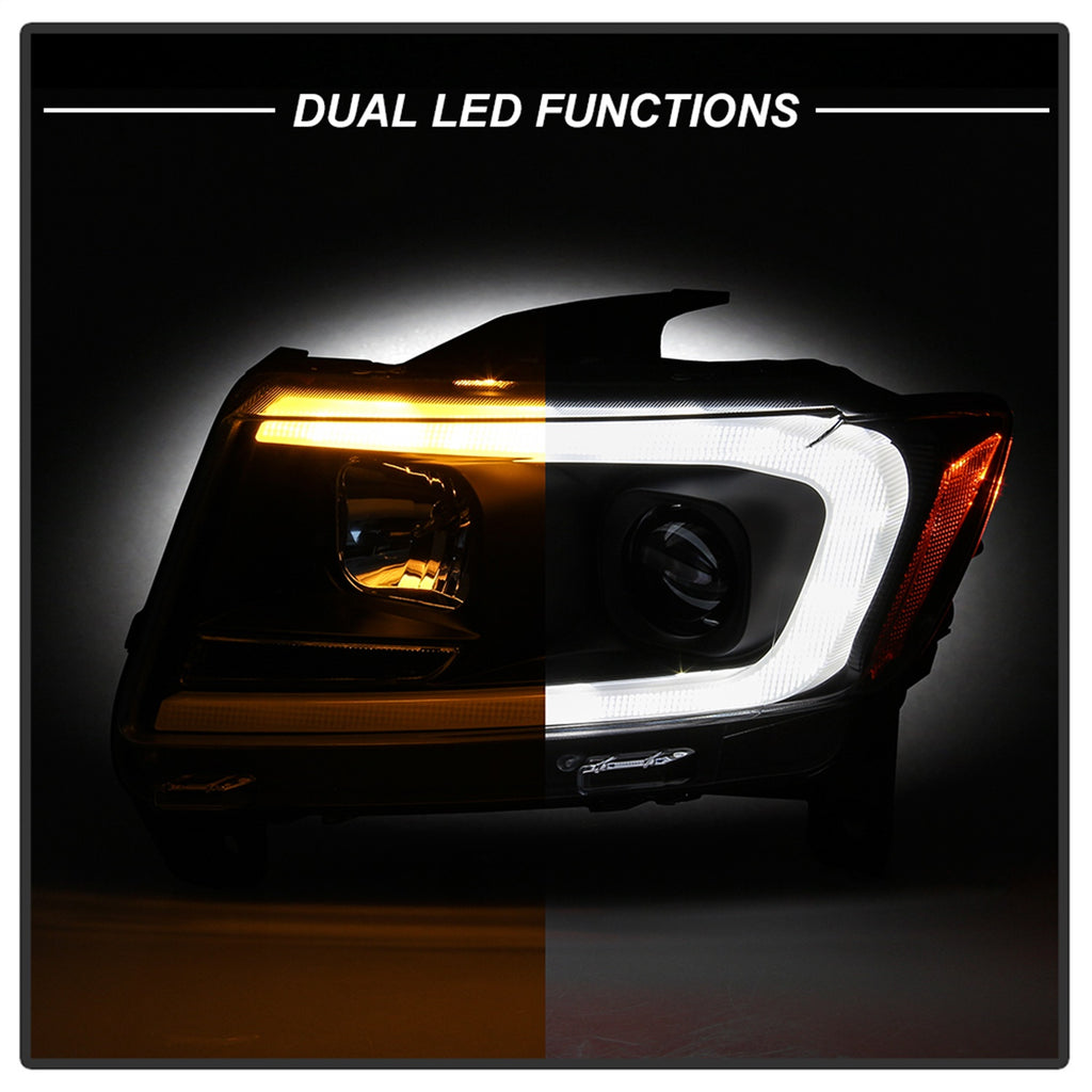 Spyder Auto 5085795 Light Bar Projector Headlights for Select Jeep Grand Cherokee