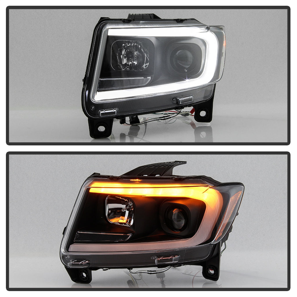 Spyder Auto 5085795 Light Bar Projector Headlights for Select Jeep Grand Cherokee