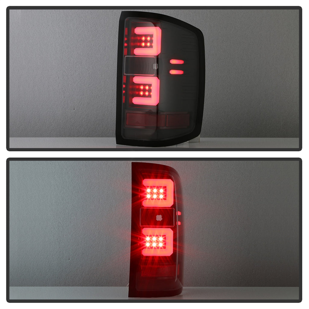 Spyder Auto 5085856 Light Bar LED Tail Lights for Select Chevrolet Silverado 1500, Chevrolet Silverado HD, Chevrolet Silverado HD, GMC Sierra 1500, GMC Sierra HD, GMC Sierra HD