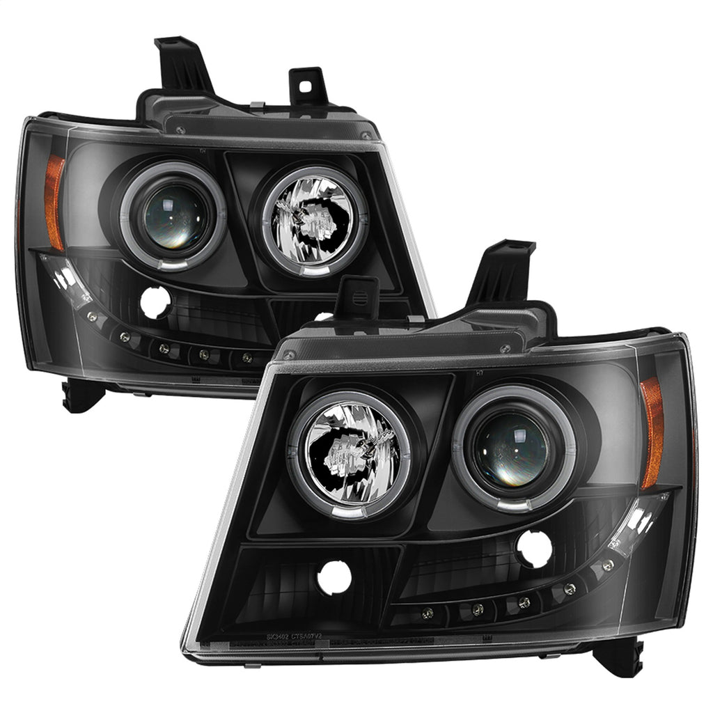 Spyder Auto 5085979 Halo LED Projector Headlights for Select Chevrolet Avalanche, Chevrolet Suburban 1500, Chevrolet Suburban 2500, Chevrolet Tahoe