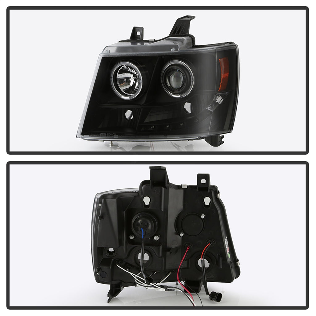Spyder Auto 5085979 Halo LED Projector Headlights for Select Chevrolet Avalanche, Chevrolet Suburban 1500, Chevrolet Suburban 2500, Chevrolet Tahoe