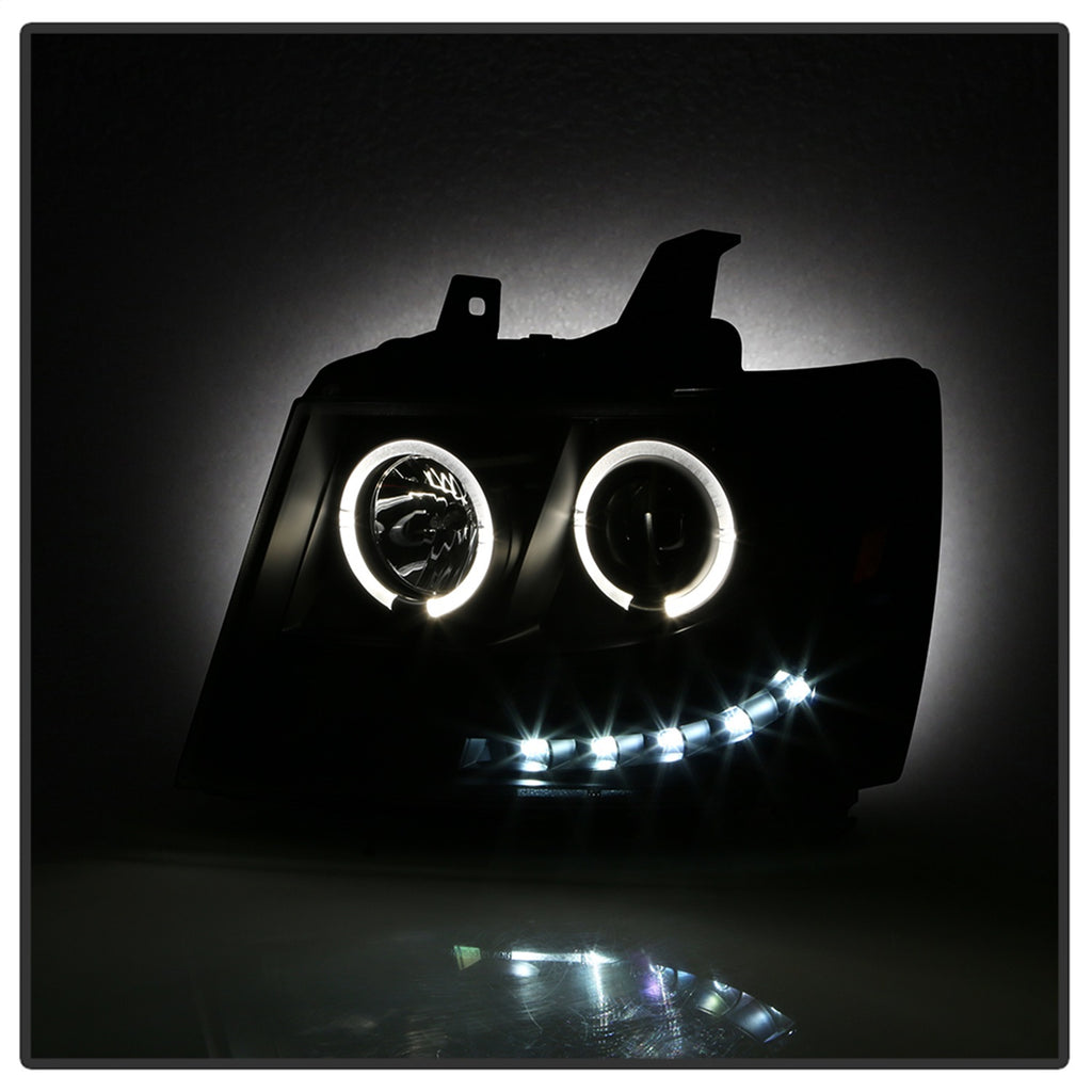Spyder Auto 5085979 Halo LED Projector Headlights for Select Chevrolet Avalanche, Chevrolet Suburban 1500, Chevrolet Suburban 2500, Chevrolet Tahoe