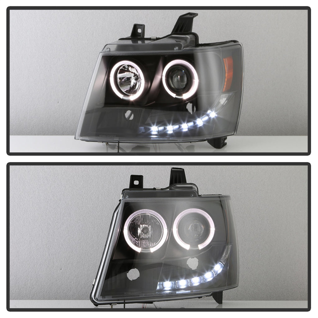 Spyder Auto 5085979 Halo LED Projector Headlights for Select Chevrolet Avalanche, Chevrolet Suburban 1500, Chevrolet Suburban 2500, Chevrolet Tahoe