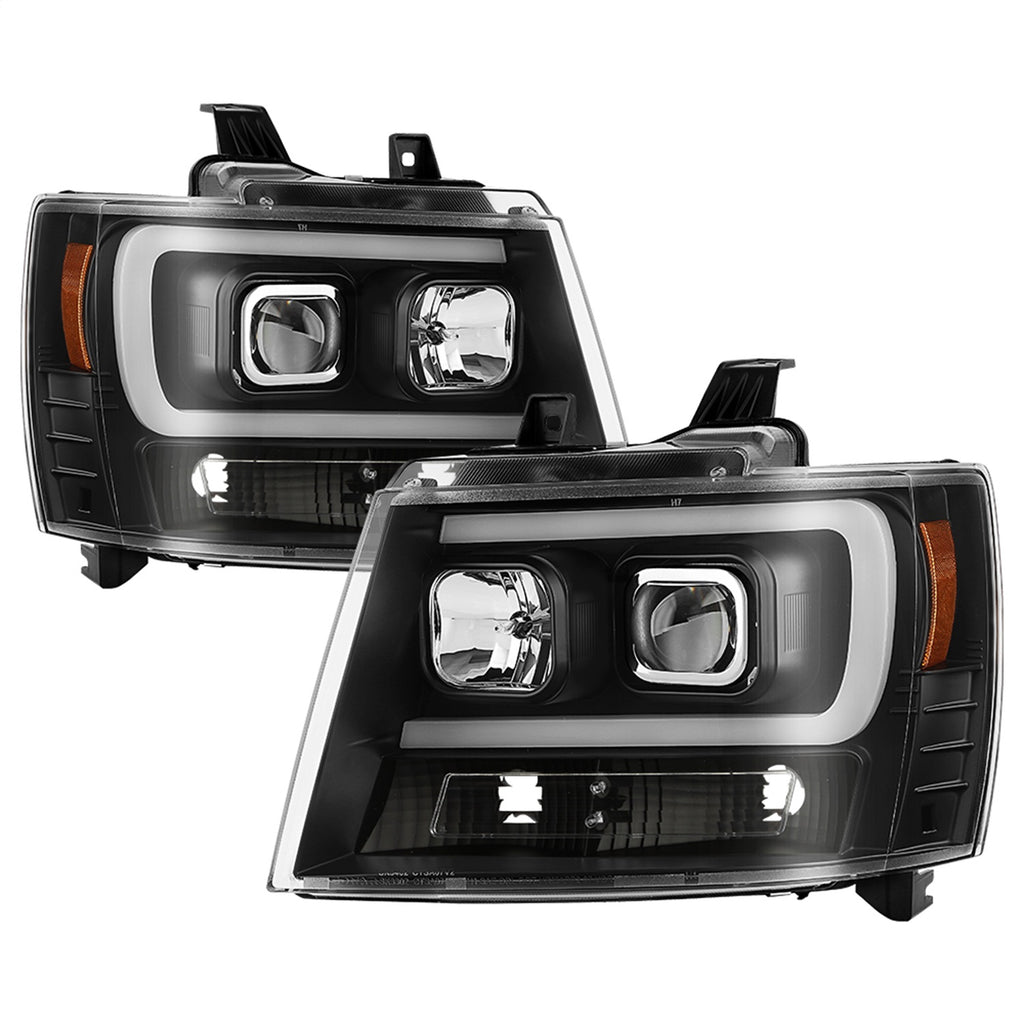 Spyder Auto 5085986 DRL Projector Headlights for Select Chevrolet Avalanche, Chevrolet Suburban 1500, Chevrolet Suburban 2500, Chevrolet Tahoe
