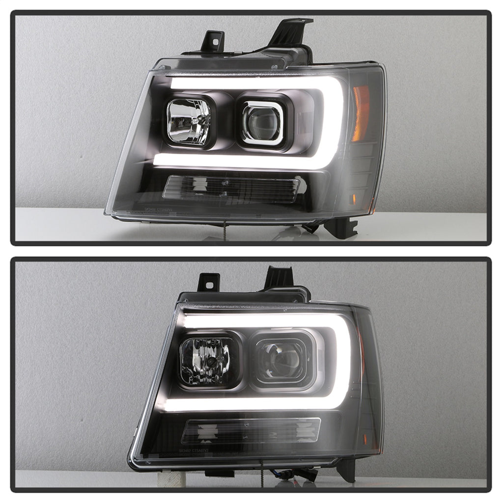 Spyder Auto 5085986 DRL Projector Headlights for Select Chevrolet Avalanche, Chevrolet Suburban 1500, Chevrolet Suburban 2500, Chevrolet Tahoe