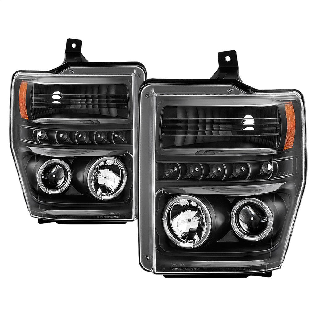 Spyder Auto 5086006 Halo LED Projector Headlights for Select Ford F-250 Super Duty, Ford F-350 Super Duty, Ford F-450 Super Duty