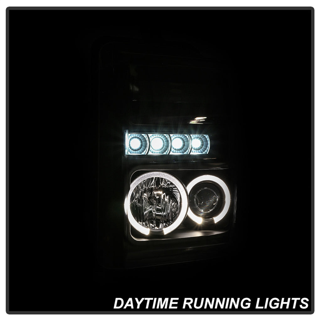 Spyder Auto 5086006 Halo LED Projector Headlights for Select Ford F-250 Super Duty, Ford F-350 Super Duty, Ford F-450 Super Duty