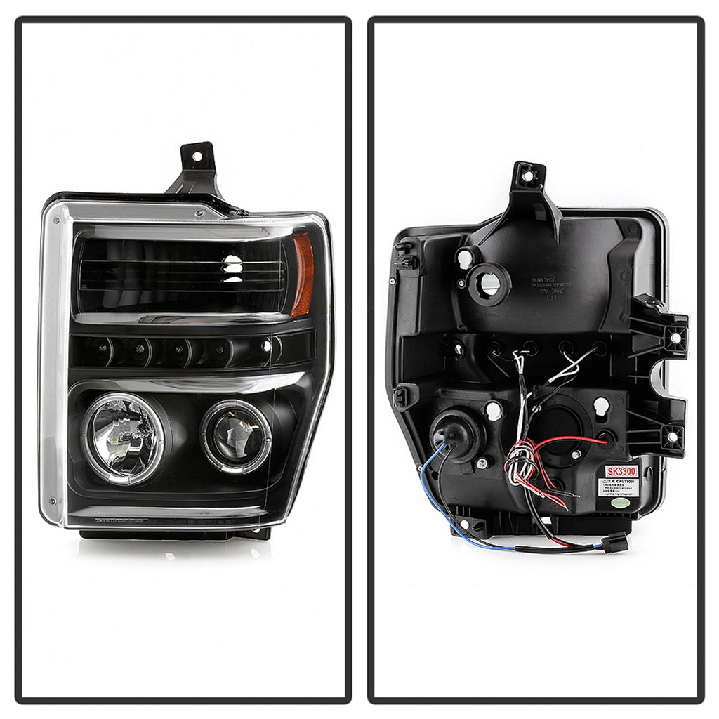 Spyder Auto 5086006 Halo LED Projector Headlights for Select Ford F-250 Super Duty, Ford F-350 Super Duty, Ford F-450 Super Duty