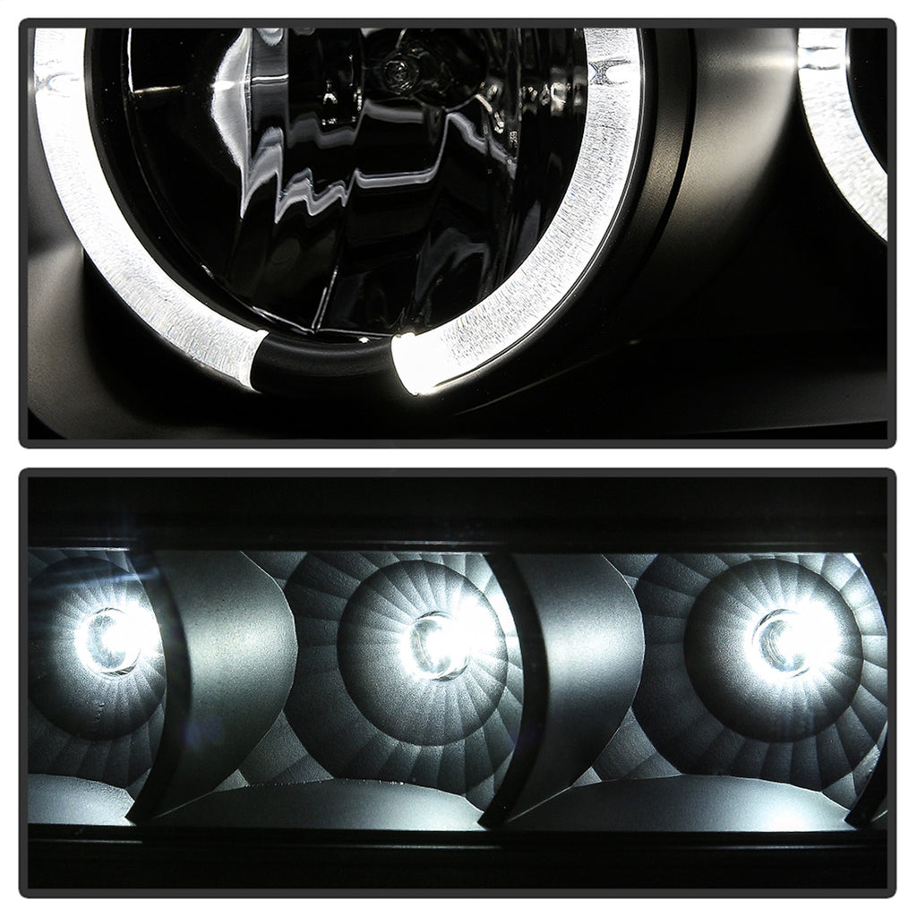 Spyder Auto 5086006 Halo LED Projector Headlights for Select Ford F-250 Super Duty, Ford F-350 Super Duty, Ford F-450 Super Duty