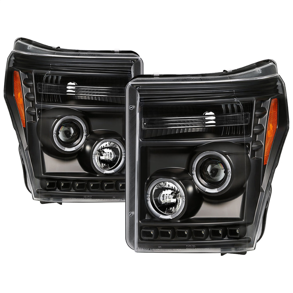 Spyder Auto 5086013 Halo LED Projector Headlights for Select Ford F-250 Super Duty, Ford F-350 Super Duty, Ford F-450 Super Duty