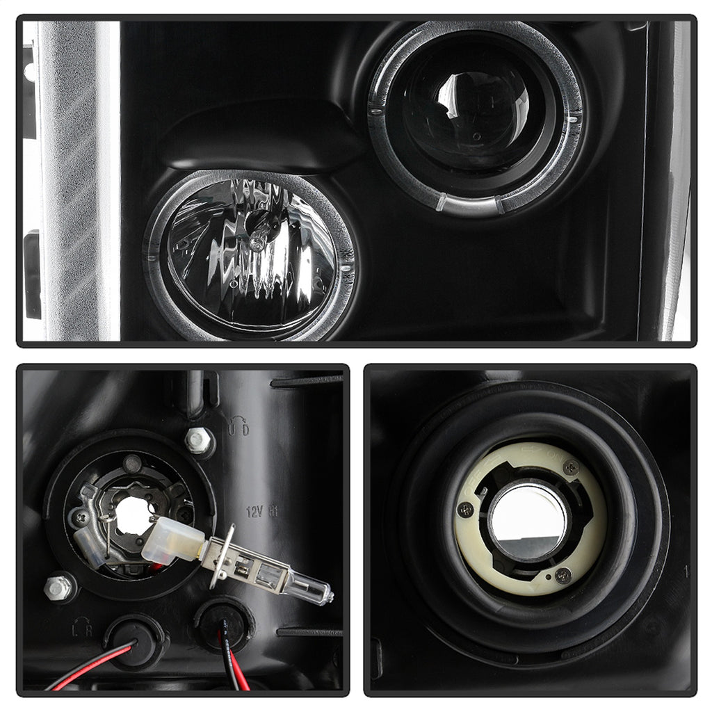 Spyder Auto 5086013 Halo LED Projector Headlights for Select Ford F-250 Super Duty, Ford F-350 Super Duty, Ford F-450 Super Duty