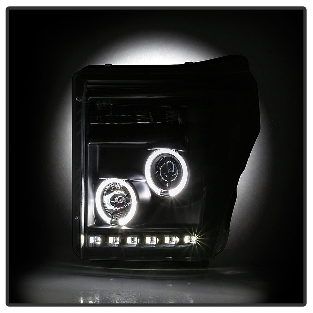 Spyder Auto 5086013 Halo LED Projector Headlights for Select Ford F-250 Super Duty, Ford F-350 Super Duty, Ford F-450 Super Duty