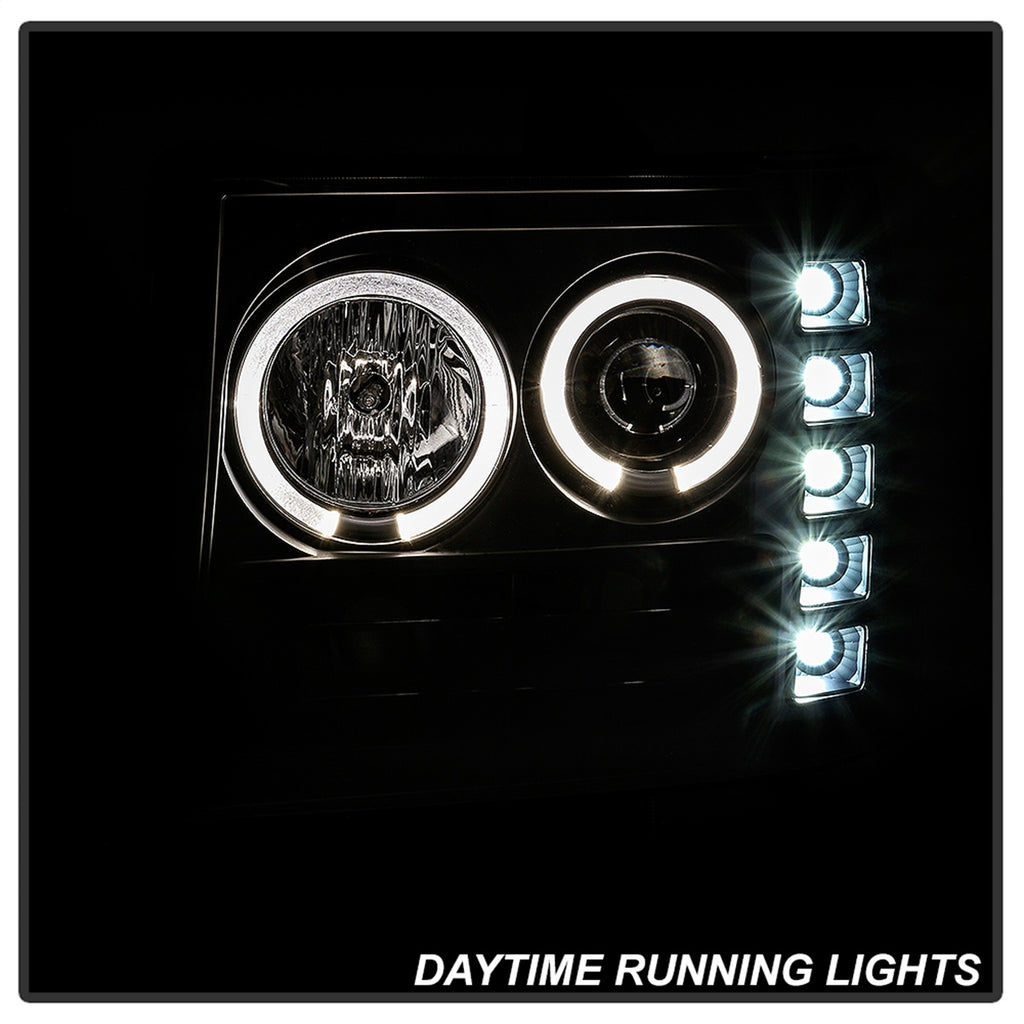 Spyder Auto 5086020 Halo LED Projector Headlights for Select GMC Sierra 1500, GMC Sierra HD, GMC Sierra HD