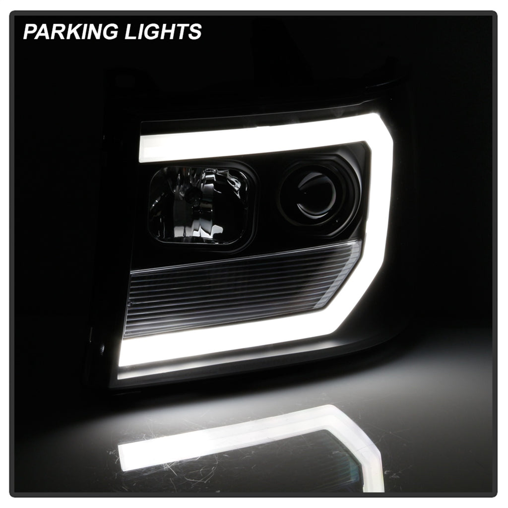 Spyder Auto 5086037 DRL Projector Headlights for Select GMC Sierra 1500, GMC Sierra HD, GMC Sierra HD