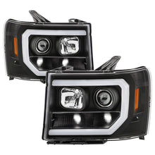 Load image into Gallery viewer, Spyder Auto 5086037 DRL Projector Headlights for Select GMC Sierra 1500, GMC Sierra HD, GMC Sierra HD
