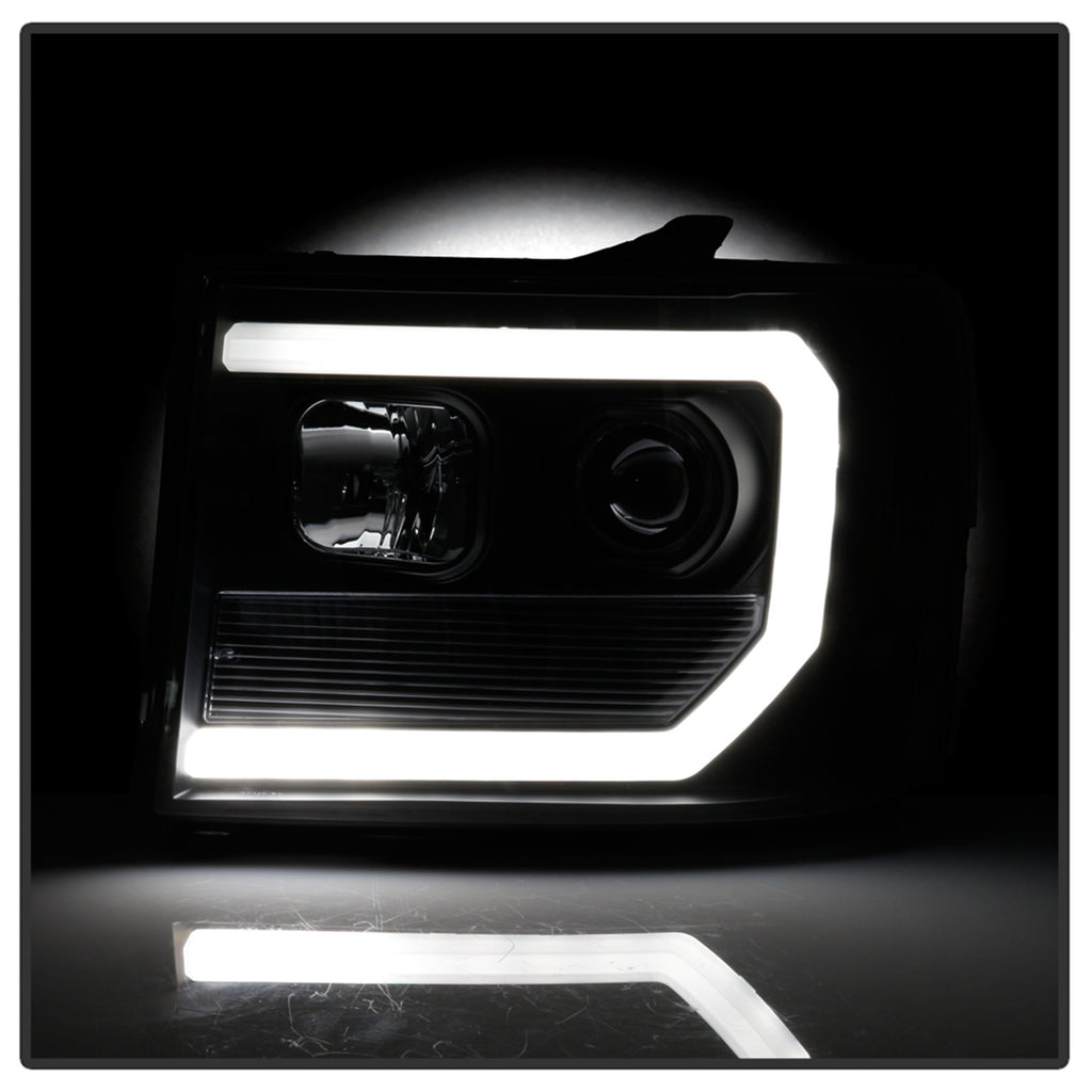 Spyder Auto 5086037 DRL Projector Headlights for Select GMC Sierra 1500, GMC Sierra HD, GMC Sierra HD