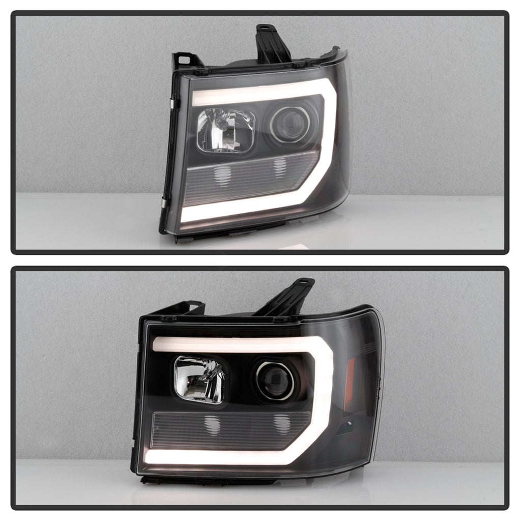 Spyder Auto 5086037 DRL Projector Headlights for Select GMC Sierra 1500, GMC Sierra HD, GMC Sierra HD