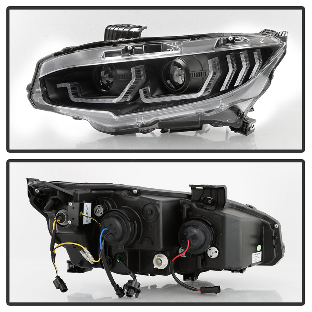 Spyder Auto 5086099 Projector Headlights for Select Honda Civic