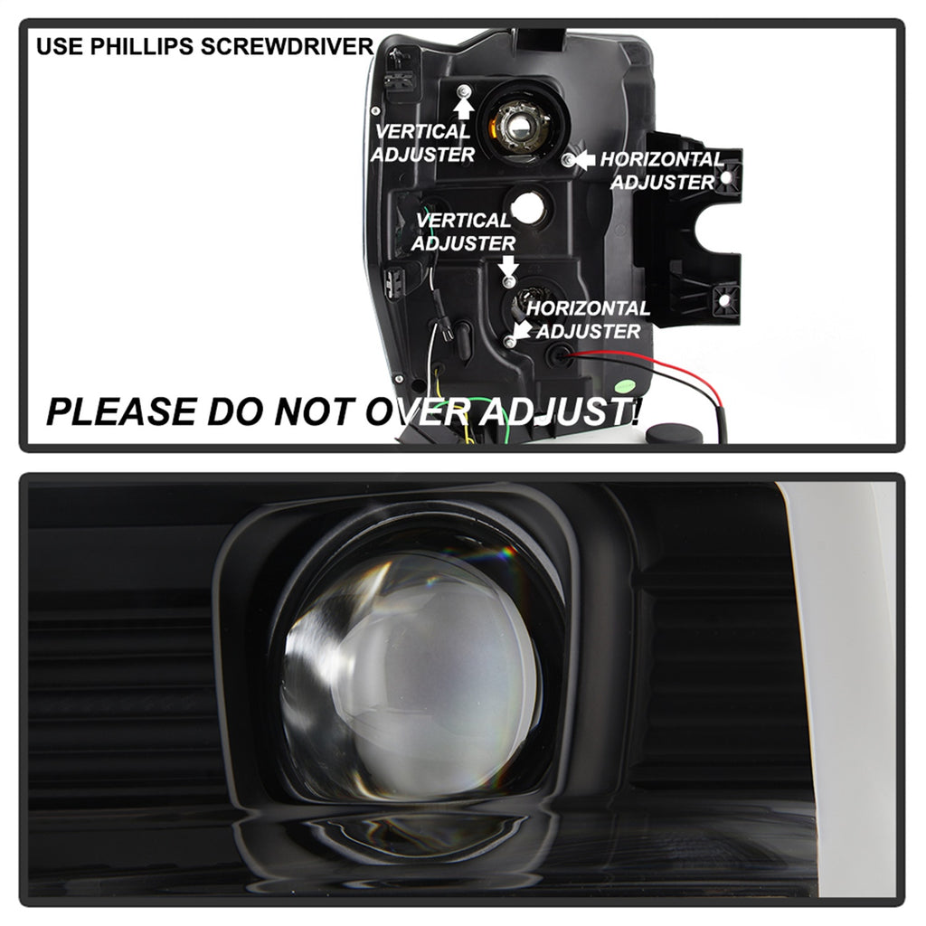 Spyder Auto 5086228 Projector Headlights for Select Ford F-250 Super Duty, Ford F-350 Super Duty, Ford F-450 Super Duty
