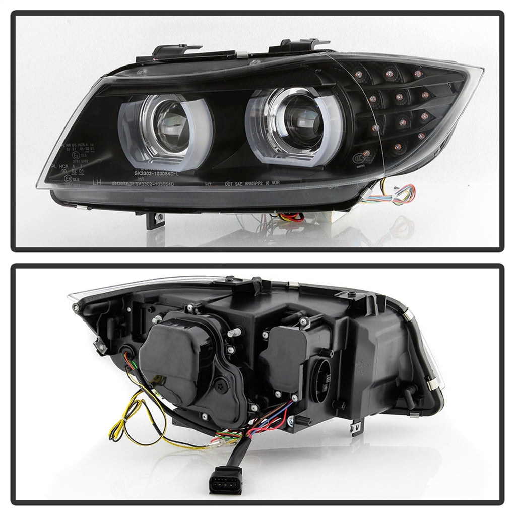 Spyder Auto 5086495 Projector Headlights for Select BMW 323i, BMW 328i, BMW 328i xDrive, BMW 335d, BMW 335i, BMW 335i xDrive