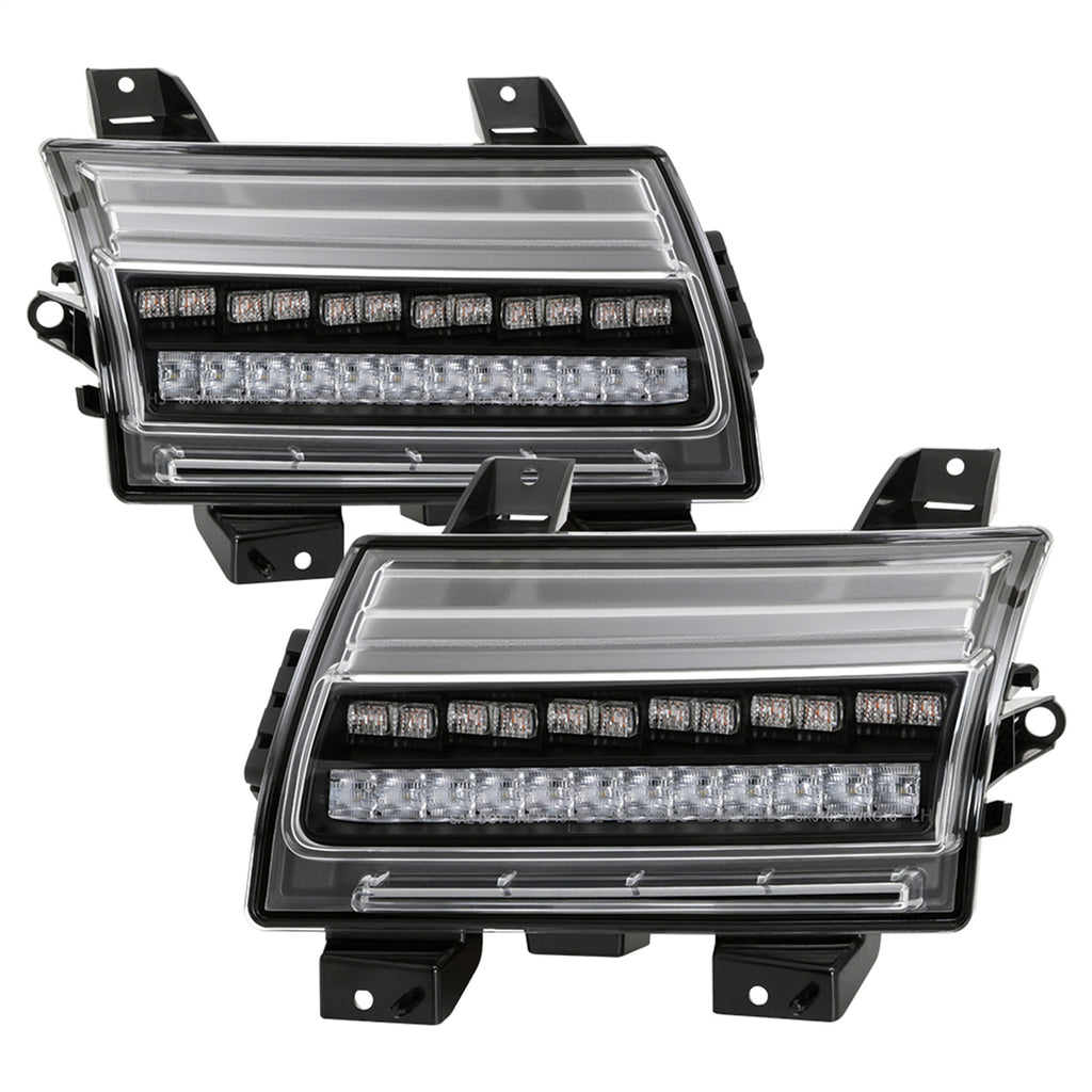 Spyder Auto 5086785 Full LED Front Bumper Lights for Select Jeep Gladiator, Jeep Wrangler, Jeep Wrangler JK