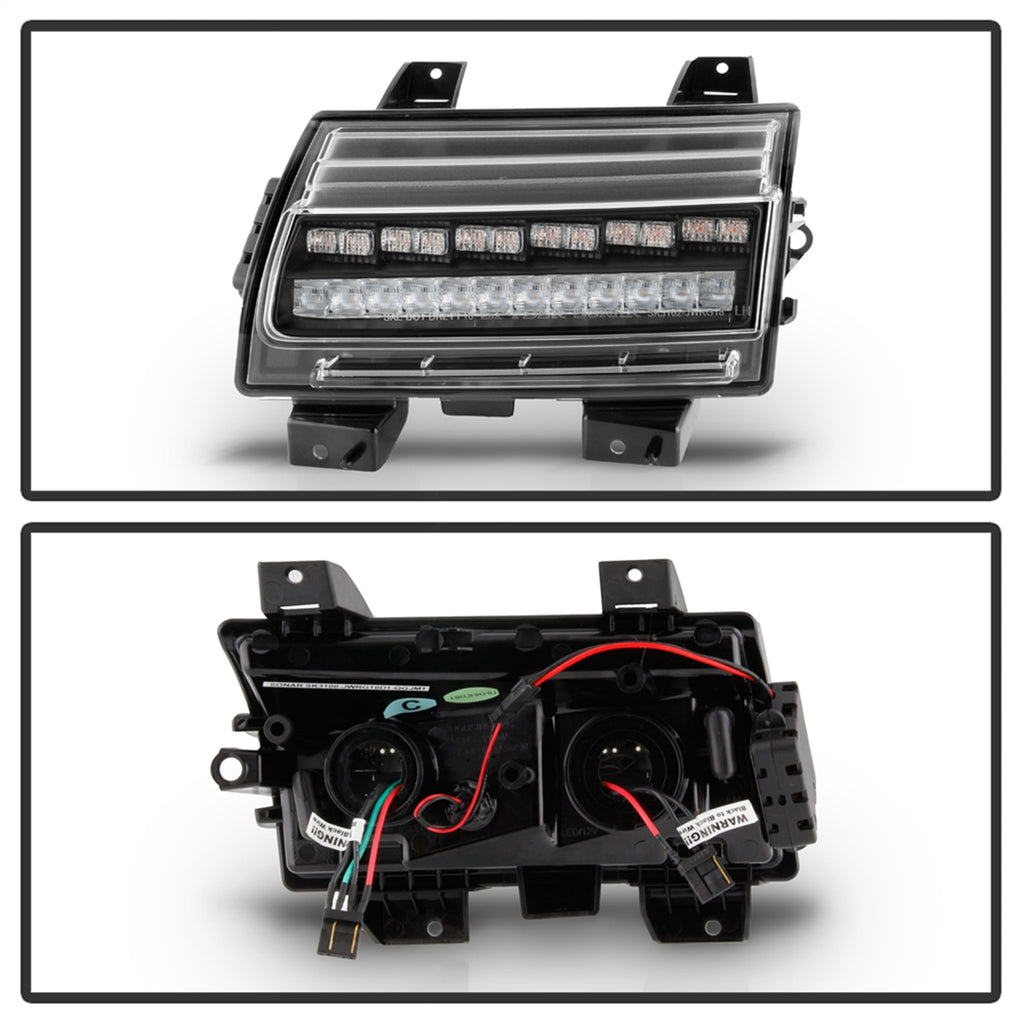 Spyder Auto 5086785 Full LED Front Bumper Lights for Select Jeep Gladiator, Jeep Wrangler, Jeep Wrangler JK