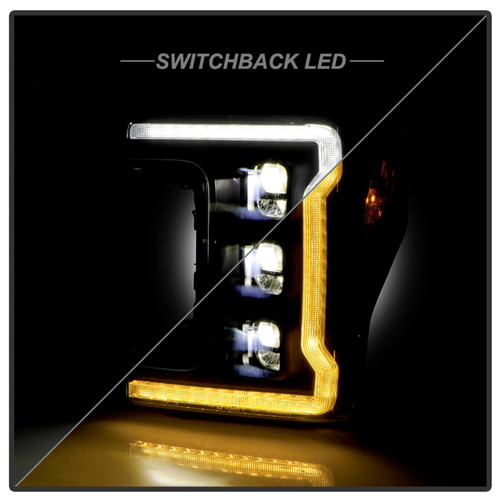 Spyder Auto 5087430 Projector Headlights for Select Ford F-250 Super Duty, Ford F-350 Super Duty, Ford F-450 Super Duty