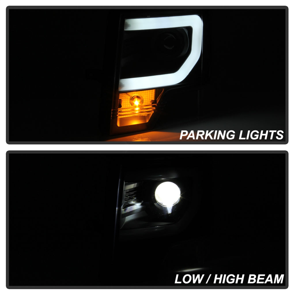 Spyder Auto 5087591 LED Light Bar Projector Headlights for Select Ford F-150