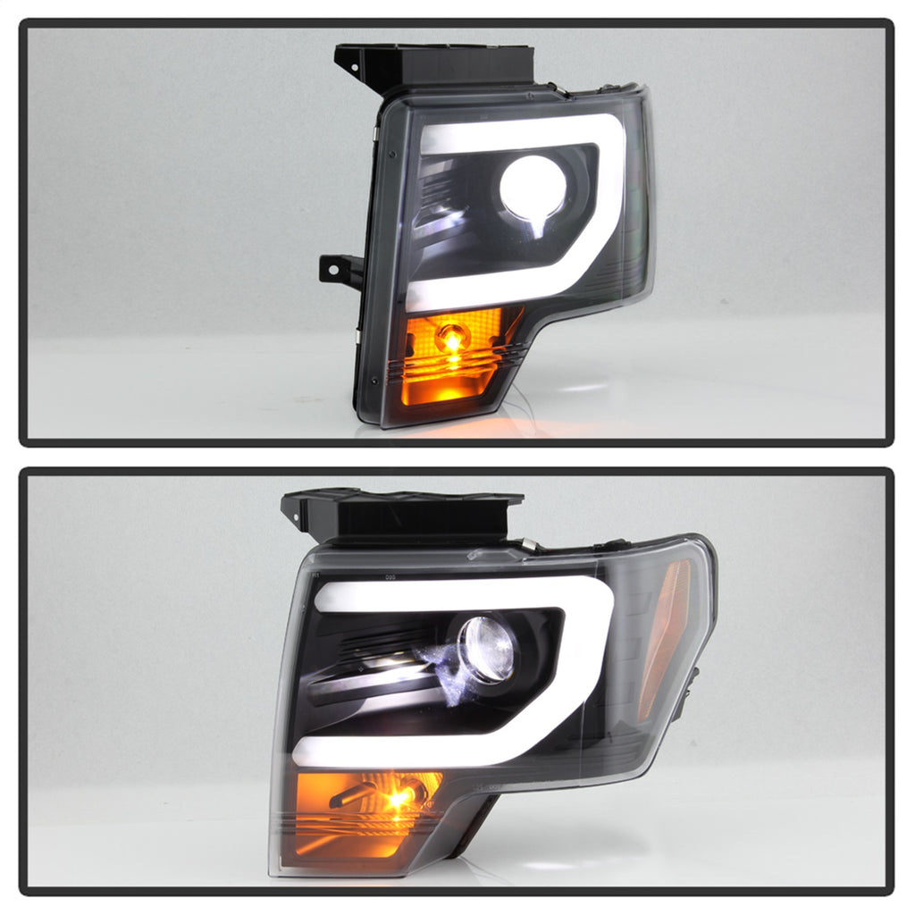 Spyder Auto 5087591 LED Light Bar Projector Headlights for Select Ford F-150