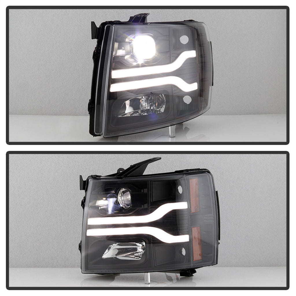 Spyder Auto 5087614 Projector Headlights for Select Chevrolet Silverado 1500, Chevrolet Silverado HD, Chevrolet Silverado HD