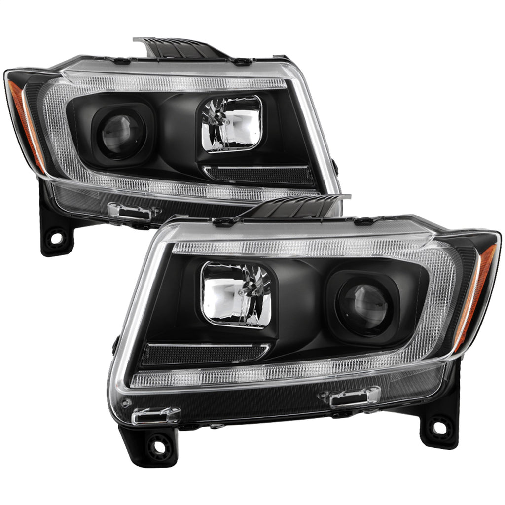Spyder Auto 5087737 Light Bar Projector Headlights for Select Jeep Grand Cherokee