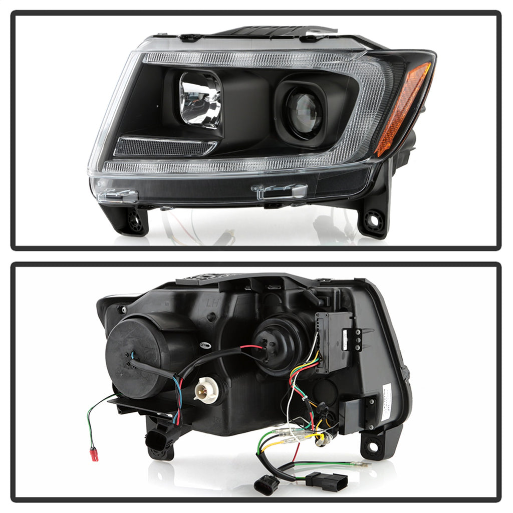 Spyder Auto 5087737 Light Bar Projector Headlights for Select Jeep Grand Cherokee